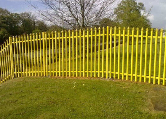 Unscalable 1.5m Triple Pointed Palisade Fencing For Garden