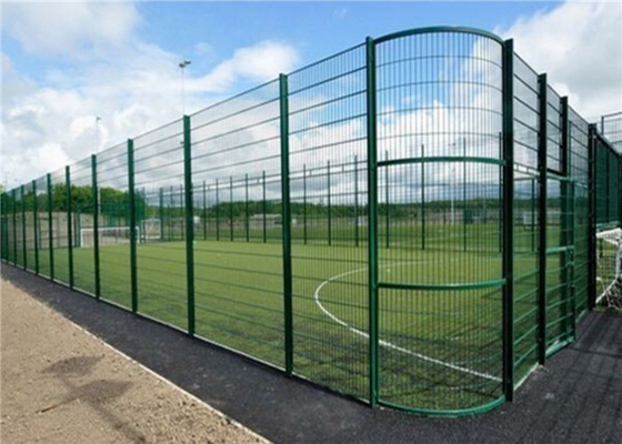 Powder Coated 1.53m Height Anti Climb Fencing High Security Mesh 358