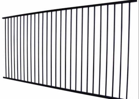 Commercial Buildings Perimeter Security Fence 6ft Galvanized Steel