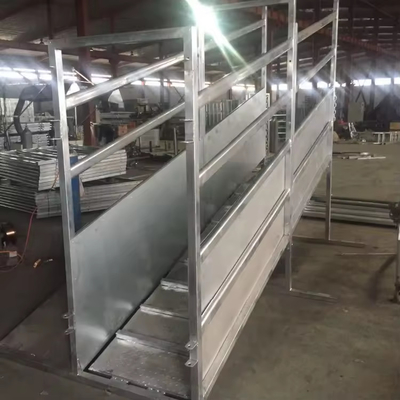 Galvanized Livestock Equipment Adjustable Cattle Sheep Loading Ramp