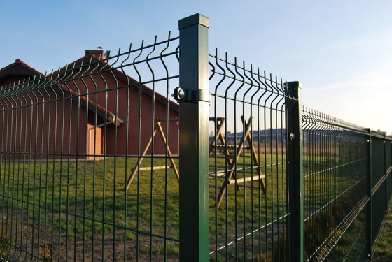 ISO-2001 6ft Tall Welded Wire Mesh Fencing With PVC Coated