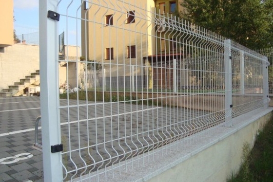 H2.4m 3d Wire Mesh Fence , W2m Galvanized Steel Wire Mesh Fence