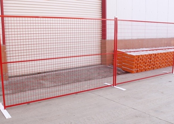 Portable Metal 8ft Tall Temporary Site Fencing With Powder Coating