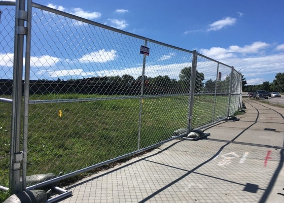 Anti Rust 1.83m High Construction Safety Fence Panels Portable